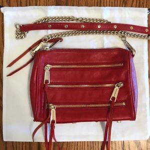 Rebecca Minkoff Small Red 5-Zip